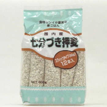 日本精麦 七分づき押麦 スティックタイプ 50gX12x6 日本精麦