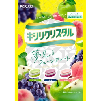春日井 キシリクリスタルフルーツアソートのど飴 67gx6 春日井製菓
