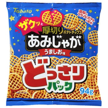 東ハト あみじゃが うましお味どっさりパック 94gx10 東ハト