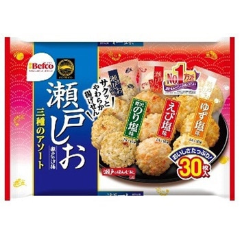 栗山米菓 瀬戸の汐揚アソートファミリーS 30枚x10 栗山米菓