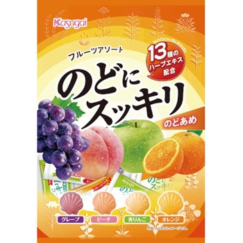 春日井製菓 のどにスッキリフルーツアソート 118gx12 春日井製菓