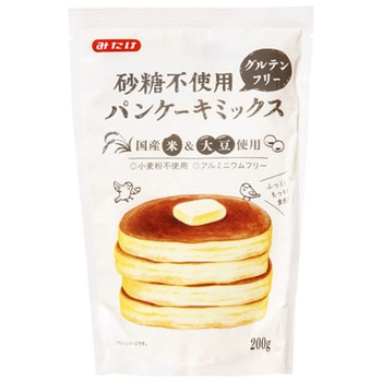 みたけ食品 砂糖不使用パンケーキミックス 200gx12 みたけ