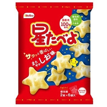 栗山米菓 星たべよ しお味 6袋x20 栗山米菓