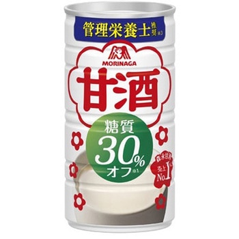 森永製菓 甘酒 糖質30%オフ 缶 185gx30 森永製菓