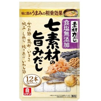 理研 素材力だし 七素材の旨みだし 60gx5 - 理研ビタミン