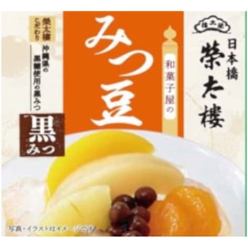 榮太樓 和菓子屋のみつ豆黒みつ 225gx6 榮太樓總本鋪