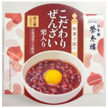 榮太樓 和菓子屋の栗入りこだわりぜんざい 130gx6 榮太樓總本鋪