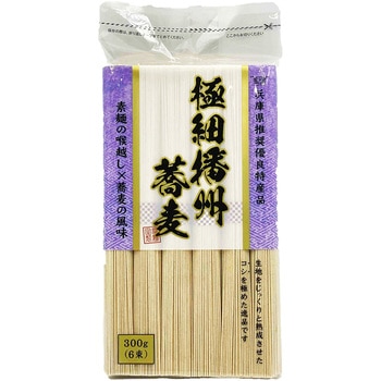 田靡製麺 極細 播州蕎麦 300gx12 田靡製麺