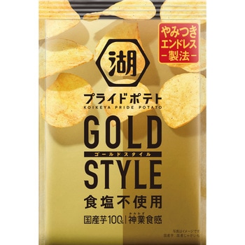 湖池屋 プライドポテト GOLD STYLE 食塩不使用 55gx12 湖池屋