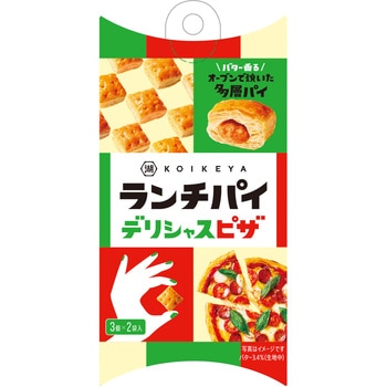 湖池屋 ランチパイ デリシャスピザ 6個x12 湖池屋