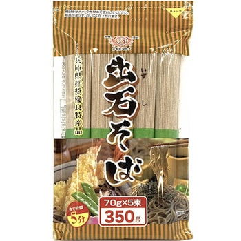田靡製麺 出石そば     チャック付き 350gx18 田靡製麺