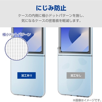 Galaxy Z Flip6 ( SC-54E ) ケース ハード カバー 軽量 カメラレンズ保護設計 ワイヤレス充電可 エレコム