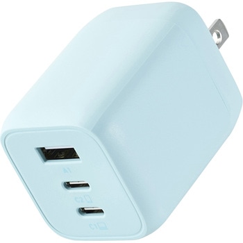 USB Type-C コンセント 充電器 PD 65W PPS USB-C×2 USB-A×1 折りたたみプラグ 小型 軽量 GaN採用 &me エレコム
