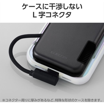 SSD 外付け USB3.2(Gen2) 読込最大1000MB/s マグネット付き USB-Cケーブル一体型 ポータブル エレコム