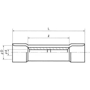 TMVB-1.25 絶縁被覆付圧着スリーブ(B形) 1箱(100個) ニチフ 【通販