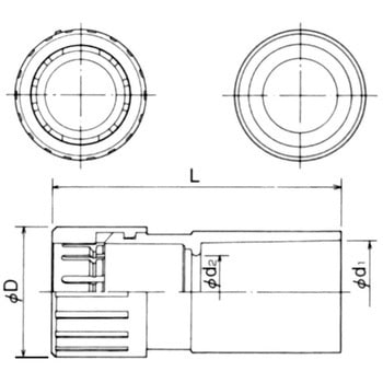 VEパイプアダプタ CD管用 Panasonic(パナソニック)