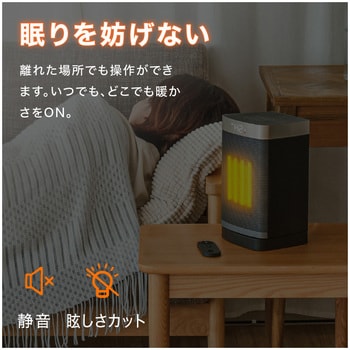 enta020 PSEマーク認証済 3段階温風セラミックミニヒーター 1台