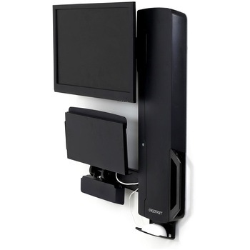 エルゴトロン StyleView 昇降式縦型リフト コンパクトタイプ ブラック 24インチ(2.3～13.6kg)まで VESA規格対応 ERGOTRON(エルゴトロン)