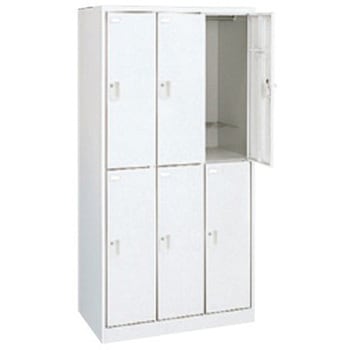 4546FZ ZA75 FZロッカー 6人用3列2段シリンダー錠 オカムラ(岡村製作所) 06664126