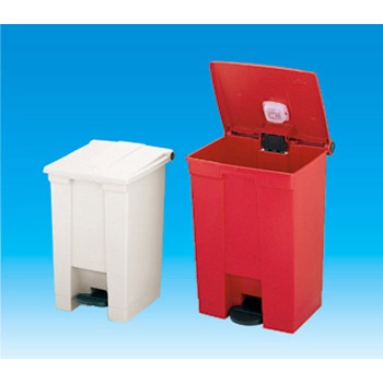 ステップオンコンテナ6143 東京硝子器械 Tgk ペダル式ゴミ箱 通販モノタロウ 115 56 97 01