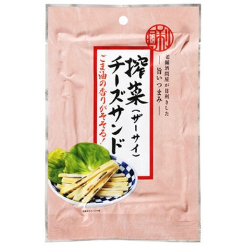 日本橋菓房 老舗酒問屋が目利きした旨いつまみ 搾菜チーズサンド 30gx12 老舗酒問屋が目利きした旨いつまみ