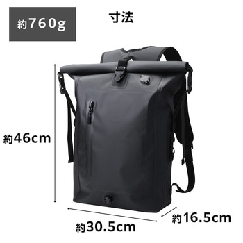 リュック 防水 バックパック ロールトップタイプ 22L 通勤 通学 アウトドア 簡易シャワー機能 防災バッグ エレコム