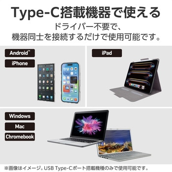 USB Type-C - DisplayPort 変換 ( USB-C プラグ to DP ( ディスプレイポート )×1 ) 4K 60Hz エレコム