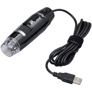 有線顕微鏡 USBタイプ PC接続式 白色LED8灯・計測ソフト対応 3R(スリーアール)