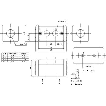 アルミBOX 穴加工品 - SUS(エスユーエス)