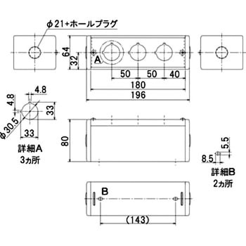 アルミBOX 穴加工品 - SUS(エスユーエス)
