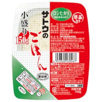 サトウ こだわりコシヒカリ 小盛り 150gx10 サトウ食品工業