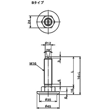 フットジャッキFJV型 ナベヤ