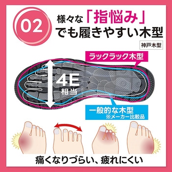 ラックラック 空飛ぶ洗えるパンプス 超軽量 撥水 丸洗いOK G-STARS