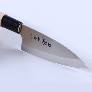 刀都山水 ステンレスアジ切 105mm ケース付 村田刃物製作所