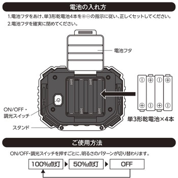 多目的作業ライト オーム電機