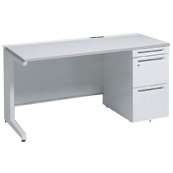 アドバンス 右片袖 中央引出し無 コンセント対応タイプ L脚 オカムラ(岡村製作所)