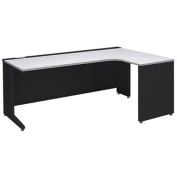 アドバンス L型右用引出無 配線カバーコンセント対応タイプ L脚 オカムラ(岡村製作所)