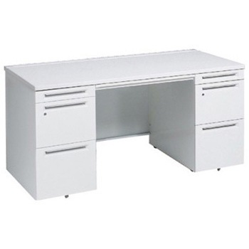 アドバンス 両袖机 中央引出し付(A3対応) スタンダードタイプ オカムラ(岡村製作所)