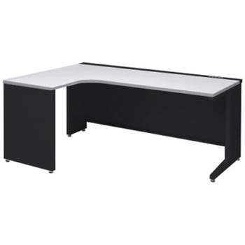 アドバンス L型左用引出無 配線カバーコンセント対応タイプ L脚 オカムラ(岡村製作所)