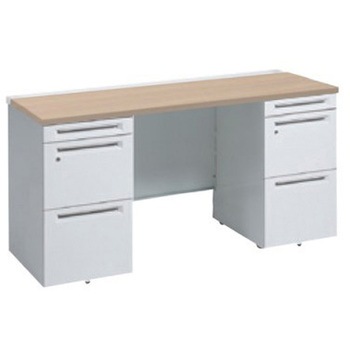 アドバンス 両袖机 中央引出し無 スタンダードタイプ オカムラ(岡村製作所)