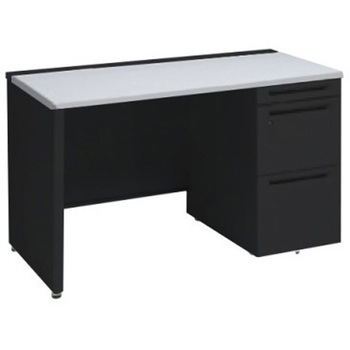 アドバンス 右片袖 中央引出し無 標準タイプ パネル脚 オカムラ(岡村製作所)