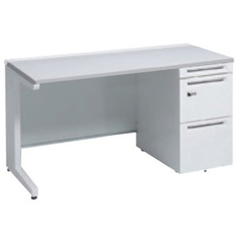 アドバンス 右片袖 中央引出し無 標準タイプ ダイヤル錠タイプ L脚 オカムラ(岡村製作所)