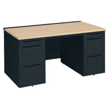 アドバンス 両袖机 中央引出し付(A3対応) スタンダードタイプ オカムラ(岡村製作所)