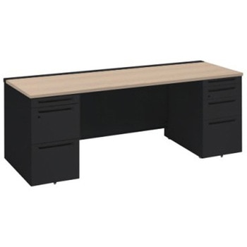 アドバンス 両袖机 4段 中央引出し無 スタンダードタイプ オカムラ(岡村製作所)