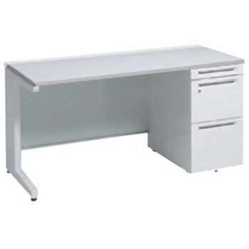 アドバンス 右片袖 中央引出し無 標準タイプ L脚 オカムラ(岡村製作所)