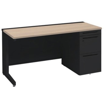 アドバンス 右片袖 中央引出し無 標準タイプ L脚 オカムラ(岡村製作所)