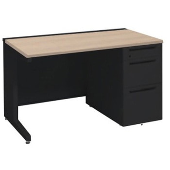 アドバンス 右片袖3段B5 中央引出し無 標準タイプ L脚 オカムラ(岡村製作所)