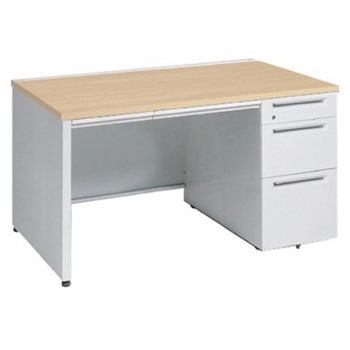 アドバンス 右片袖3段B5 中央引出し付(A3対応) コンセント対応タイプ パネル脚 オカムラ(岡村製作所)