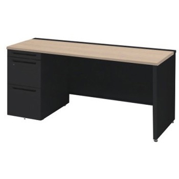 3V19GG MK57 アドバンス 左片袖 中央引出し無 標準タイプ パネル脚 オカムラ(岡村製作所) 06707605