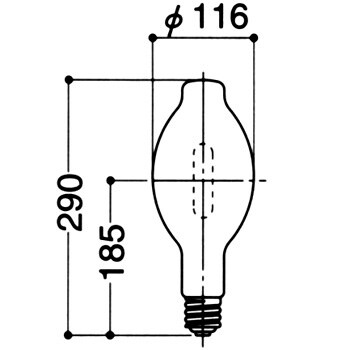 H400 アイ 水銀ランプ 1個 岩崎電気 【通販サイトMonotaRO】